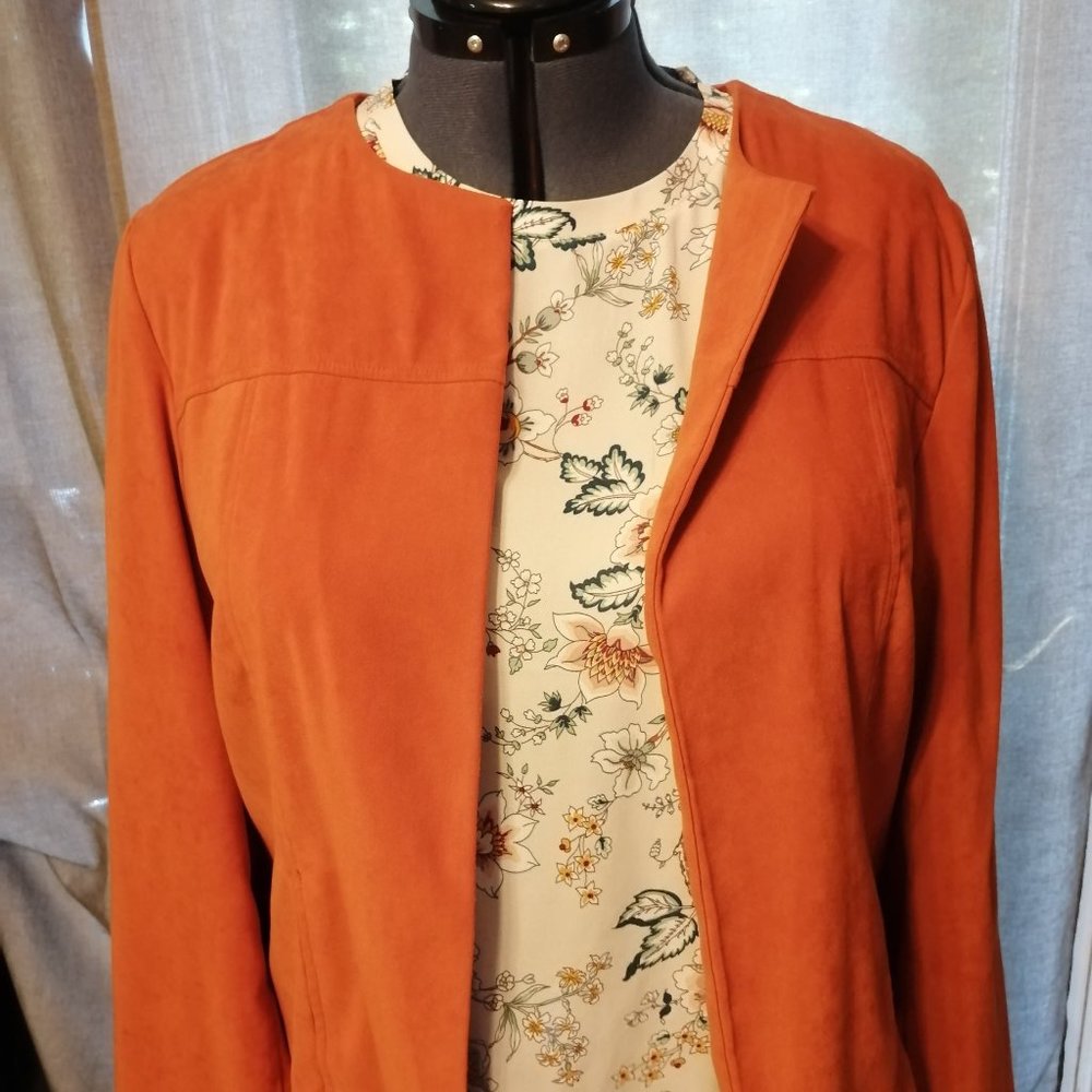 Dressbarn Orange Jacket